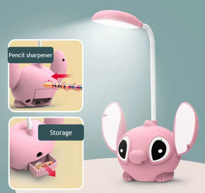 Stitch LED Night Light – Cute Foldable Desk Lamp with USB Charging | Kids’ Bedroom Lamp