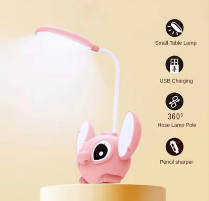 Stitch LED Night Light – Cute Foldable Desk Lamp with USB Charging | Kids’ Bedroom Lamp